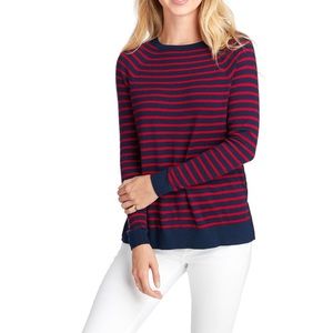 Vineyard Vines Sweater Zipper back striped